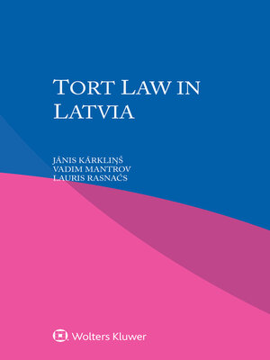 cover image of Tort Law in Latvia